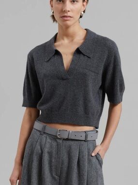The Garment Piemonte Cropped Cashmere Sweater NWT